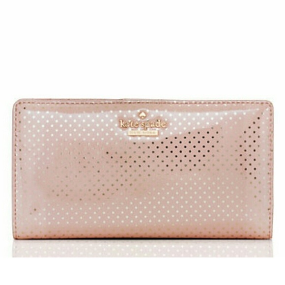 Kate Spade Stacy Lilac Street Dot Wallet - Picture 1 of 11